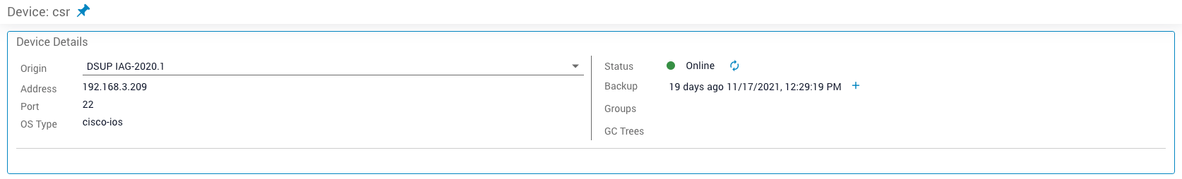 Device Details
