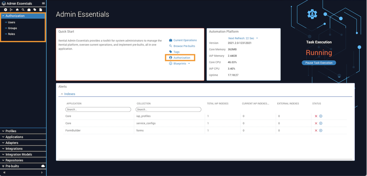 Authorization Manager